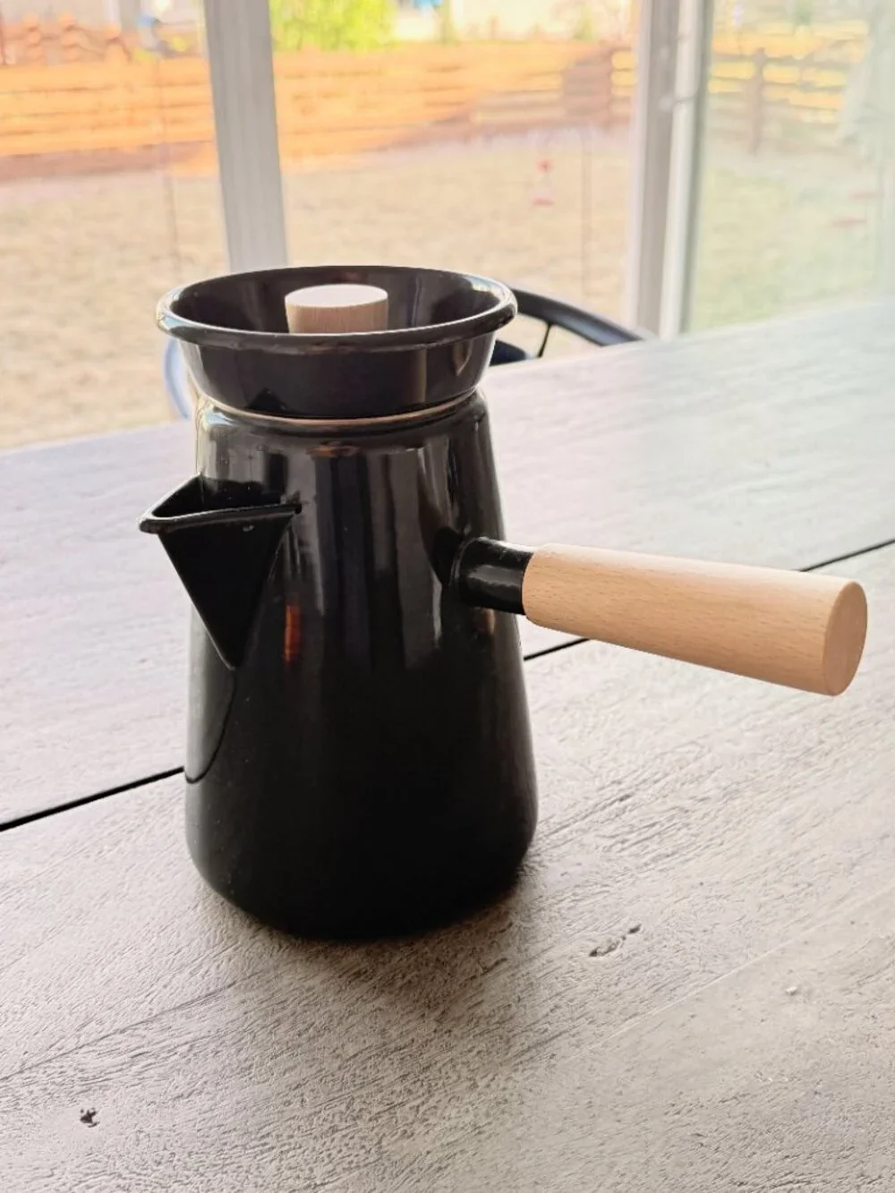 Umbra Shift Cowboy Coffee Maker Pitcher Black Minimalist
